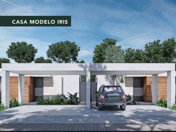 CASA EN VENTA EN MERIDA DE UNA PLANTA EN PRIVADA  FIORA CONKAL