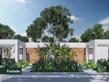 CASA EN VENTA EN MERIDA DE UNA PLANTA EN PRIVADA  FIORA CONKAL