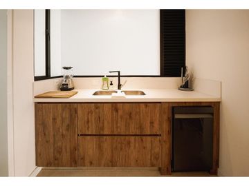 apartamento para renta amoblado poblado/ santa maria de los angeles