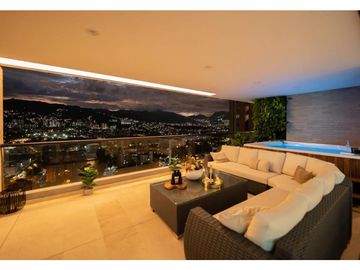 apartamento para renta amoblado poblado/ santa maria de los angeles