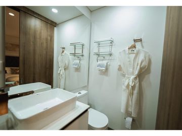 apartamento para renta amoblado poblado/ santa maria de los angeles