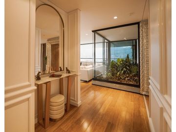 apartamento para renta amoblado poblado/ santa maria de los angeles