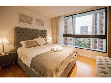 apartamento para renta amoblado poblado/ santa maria de los angeles