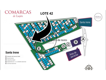 LOTE EN VENTA - CLUB DE CAMPO STA IRENE - COMARCAS DE LUJN