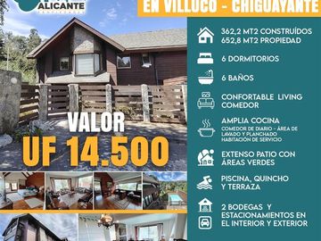 Casa en Venta en Casa Amplia 5 Dormitorios 6 Baños Sector Villuco, Chiguayante