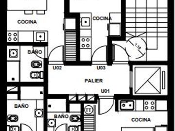 Departamento de 2 dormitorios en Barrio Martin