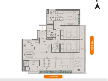 DEPARTAMENTO DE TRES DORMITORIOS  EN SUITE VENTA PARRILLERO EXCLUSIVO CENTRO ROSARIO