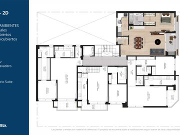 Venta departamento 3 ambientes en San Isidro muy luminoso