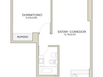Venta departamento 2 ambientes - Caballito