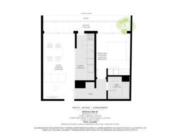 Departamento de dos ambientes en venta.   Morón