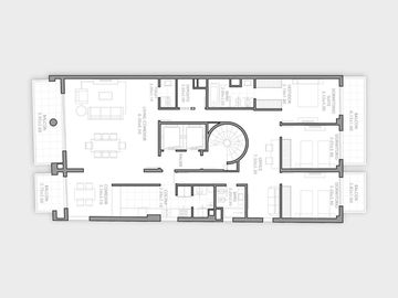 Departamento de 3 dormitorios más comodín, vista al río y amenities