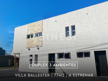 Duplex 3 ambientes CON COCHERA - Witcomb esquina Tandil - Villa Ballester