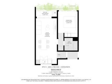Departamento de tres ambientes en venta, Moron