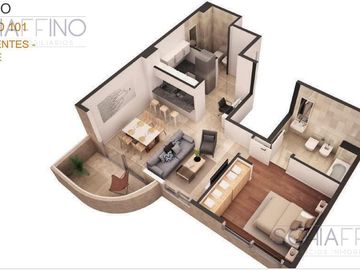 Departamento Venta Parque Patricios  2 ambientes balcon terraza AMENITIES APTO PROFESIONAL