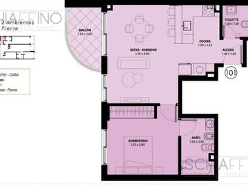 Departamento Venta Parque Patricios  2 ambientes balcon terraza AMENITIES APTO PROFESIONAL