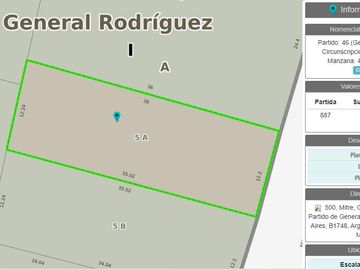 Venta  Casa General Rodríguez