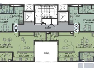 Departamento de 1 dormitorio en Nueva Cordoba