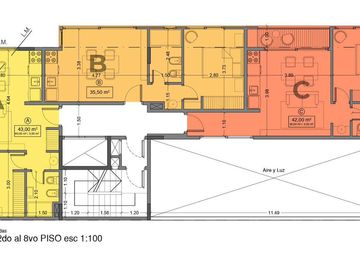 Penthouse tres ambientes a la Venta con terraza privada en el Centro de Wilde