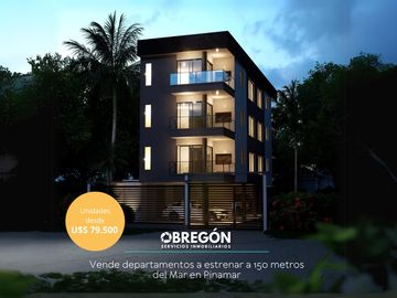 Departamentos en  Venta a Estrenar en Pinamar a 150 metros del Mar