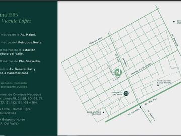 Departamento de 2 ambientes con balcón en venta en pozo a estrenar en Vicente Lopez