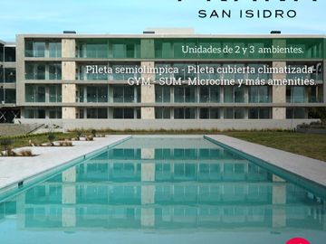 PRANA SAN ISIDRO- 2 amb. PLUS PB ,  opcional 3 ambientes