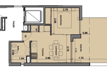 VENTA - Departamento - 1 dormitorio - Balcón - Patio - Amenties - Estrenar - Martin, Rosario