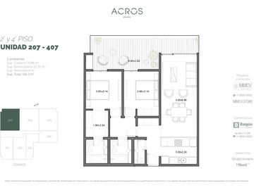 3 ambientes en venta en Villa Urquiza