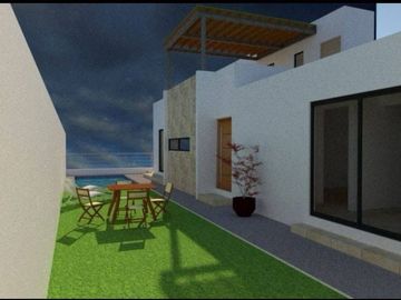 Casa con  alberca de un nivel en venta en Tequesquitengo, Jojutla
