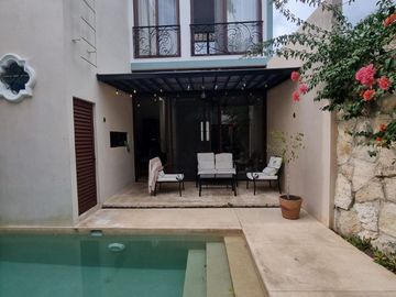 Casa en renta amueblada en el Centro de Mérida