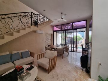 Casa en renta amueblada en el Centro de Mérida