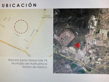 Terreno en Venta Huehuetoca - RANCHO SANTA TERESA