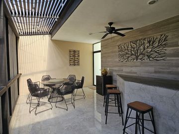 Casa en venta equipada  Mérida Yucatán, Privada Saó Temozón Norte