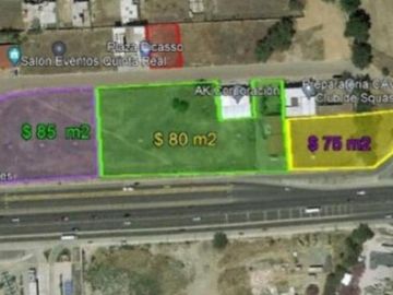 Terreno comercial en prol constituyentes a un costado del fraccionamiento la troje