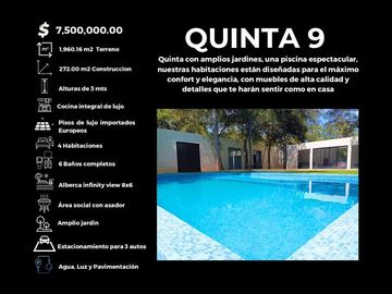 QUINTA CAMPESTRE EN VENTA EN CONGREGACION CALLES