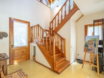 Casa en venta en El Aromo - tres dormitorios - parilla - pileta - lote central