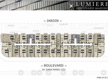 OPORTUNIDAD-LUMIERE BOULEVARD-2AMB EN SUITE 62M2 ESCRITORIO COCHERA