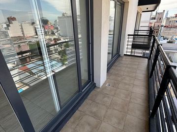 Departamento en  alquiler a estrenar de 1 ambiente con balcón al frente