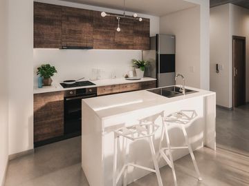 Departamento venta -1 dormitorios  - 46mts 2 totales - La Plata-pozo-emprendimiento.
