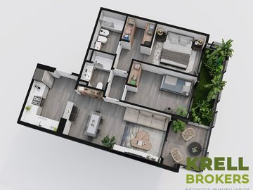 Departamento de 3 ambientes en Venta en Almagro