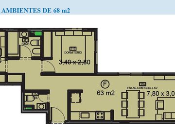 EXCELENTE 3 AMBIENTES CON BALCON Y AMENITIES EN CABALLITO