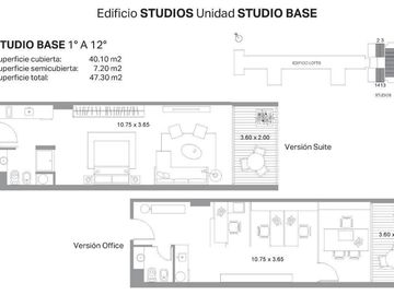 Excelente  Loft en venta ,  apto profesional en Distrito Quartier, Retiro.