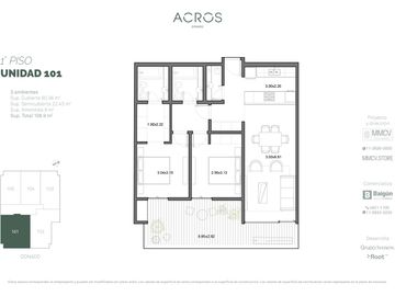 3 ambientes en venta en Villa Urquiza