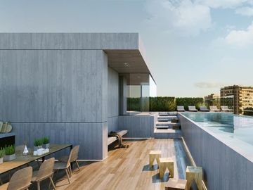 Black Newbery - Las Cañitas - Edificio Full amenities - 2 ambientes