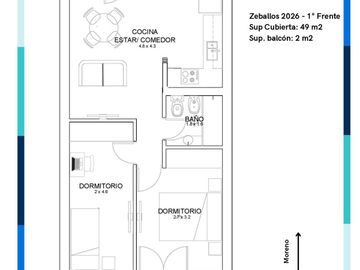 ·VENTA · DEPARTAMENTO · 2 DORMITORIOS · RECICLADO · CENTRO · ROSARIO