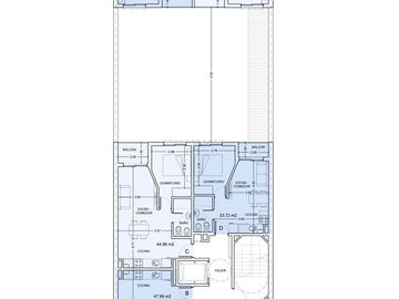 Departamento de 1 dormitorio al contrafrente en Balcarce 600