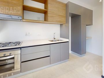 Venta, departamento a estrenar de 2 amb con cochera, zona chauvin.