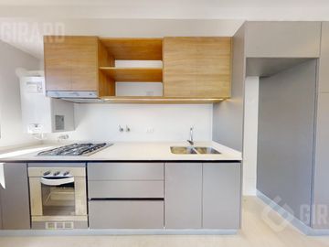 Venta, departamento a estrenar de 2 amb con cochera, zona chauvin.