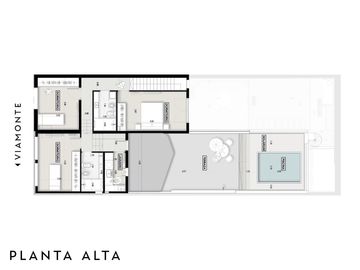 Casa de revista con 4 dormitorios más cochera, patio y terraza
