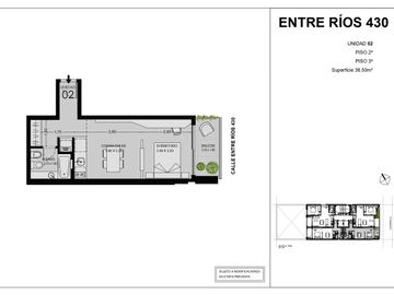 Departamento venta microcentro dos dormitorios balcón patio excl. con piscina y parrillero