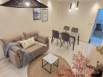 VENDO DEPARTAMENTO 2 AMBIENTES CON BALCON A LA CALLE - ZONA PLAZA MITRE - EQUIPADO CON MUEBLES